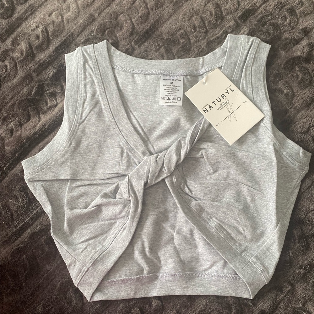 The Twist Bralette size Medium Naturyl By Niykee. NWT New With Tags